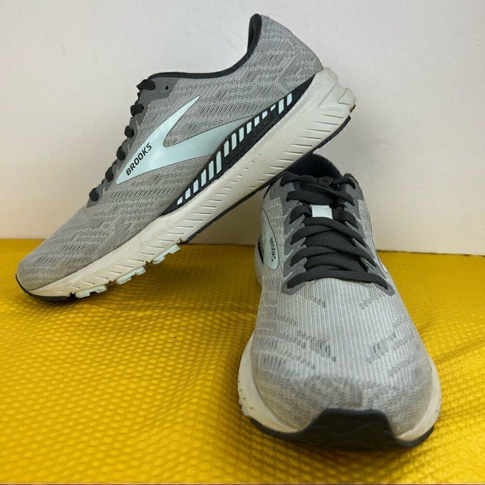 Brooks Womens Ravenna 11 Running Shoes Light Blue Alloy Grey 9 1203181B413